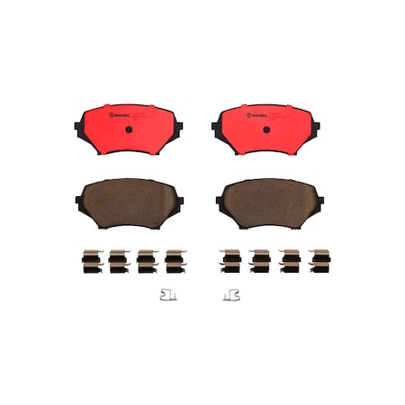 Brembo Brake Pad Set, P49043N P49043N